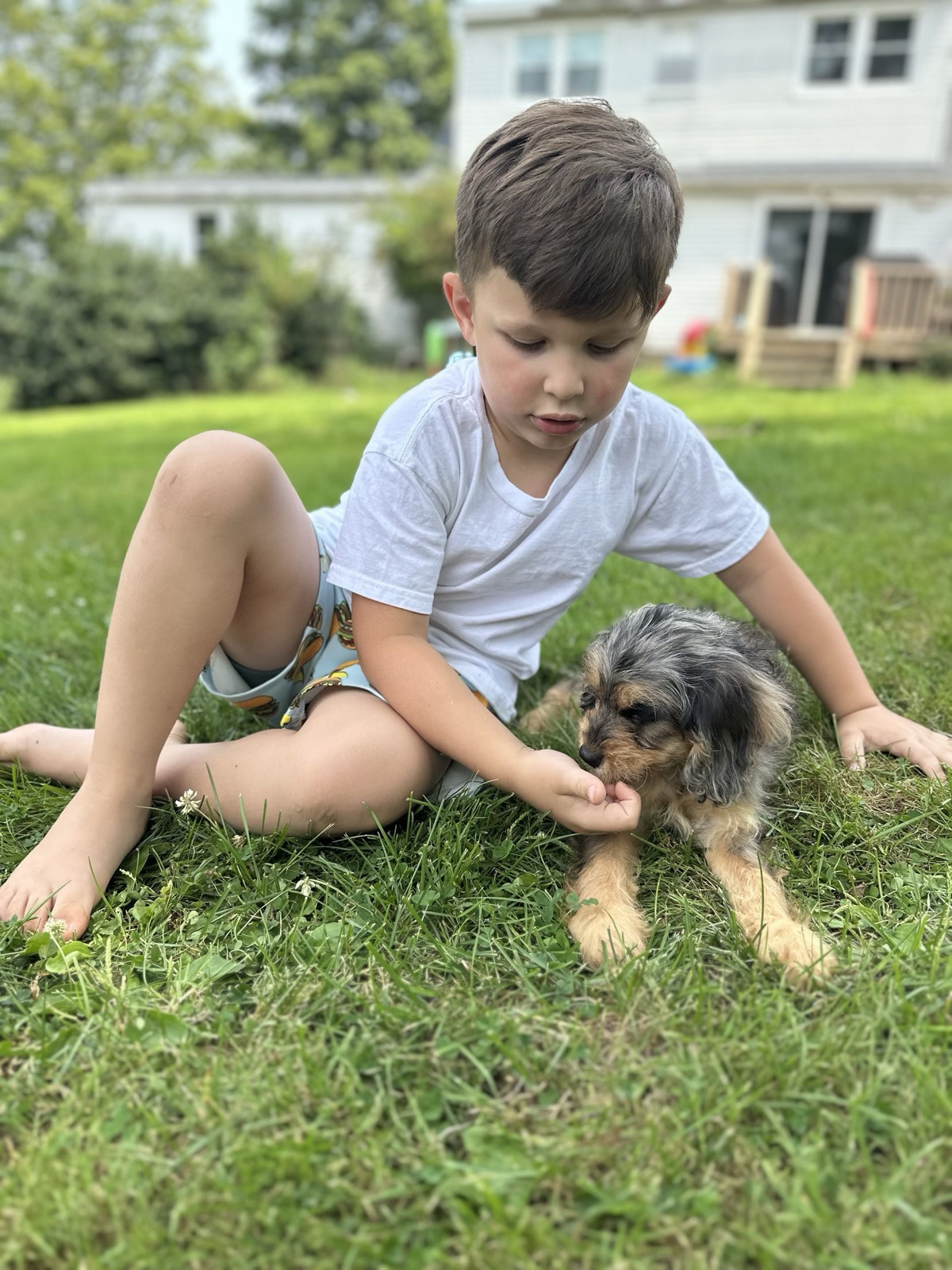 Blue with our son